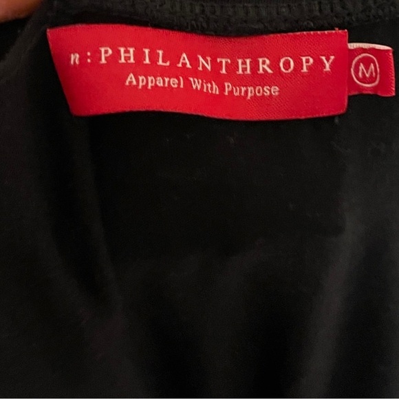 Philanthropy distressed studded top new - Picture 3 of 4